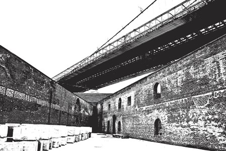 Structures (outline) by Erin Clark art print