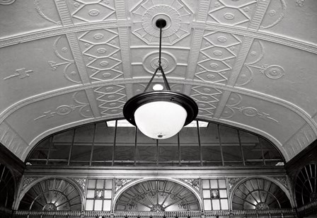 Entry Ceiling (b/w) by Erin Clark art print