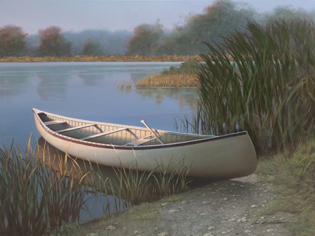 On the Lake by Zhen-Huan Lu art print