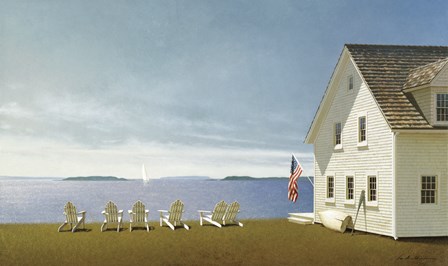 Summer Retreat by Zhen-Huan Lu art print