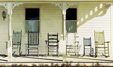 Chair Family by Zhen-Huan Lu art print