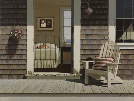 Bedroom Dog by Zhen-Huan Lu art print