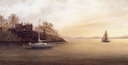 Lakeside Serenity by David Knowlton art print