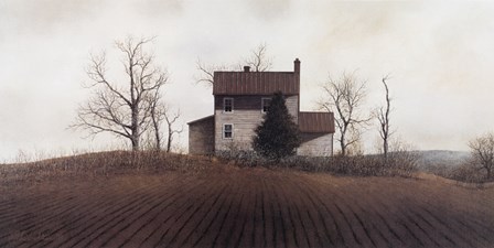 Hilltop Farm by David Knowlton art print