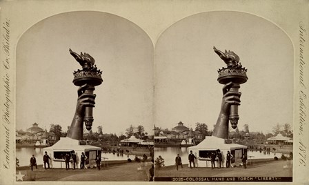 Colossal Hand and Torch &quot;&quot;Liberty&quot;&quot; by Print Collection art print