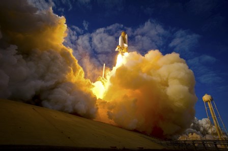 Space Shuttle Atlantis by Print Collection art print