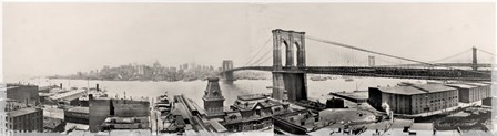 Brooklyn Bridge1901 by Mindy Sommers art print