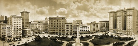 Union Square SF 1911 by Mindy Sommers art print