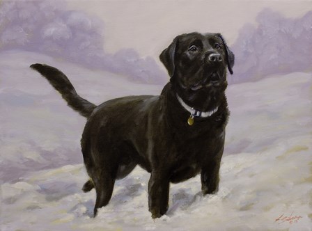 Black Lab 10 by John Silver art print