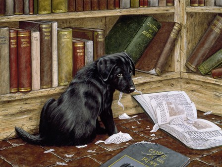 Caught by John Silver art print