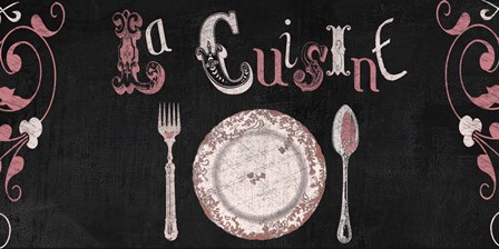 French Sign I by Color Bakery art print