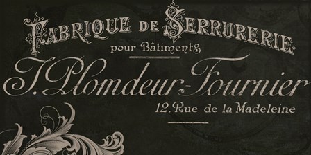 Signes Francais VII by Color Bakery art print