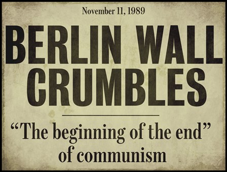 Berlin Wall by Color Bakery art print