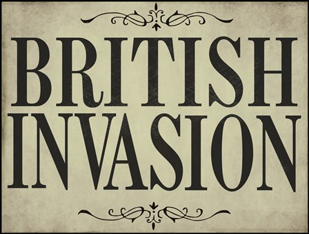 British Invasion by Color Bakery art print