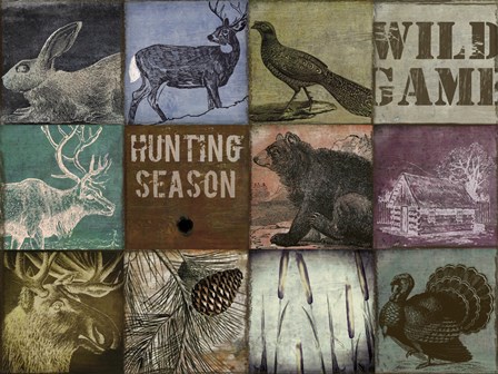 Cabela hunting season 12 patch by Color Bakery art print