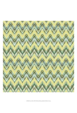 Chevron Waves III by Katia Hoffman art print