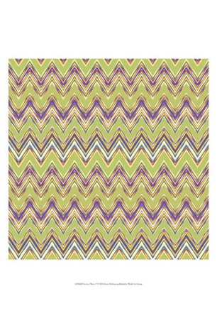 Chevron Waves V by Katia Hoffman art print