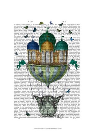 Butterfly House by Fab Funky art print