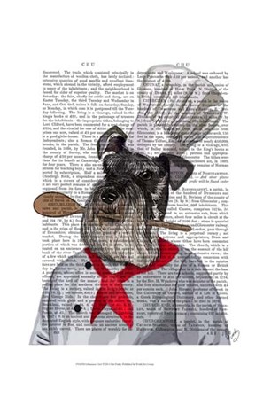 Schnauzer Chef by Fab Funky art print
