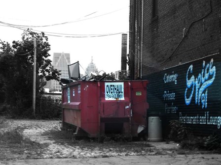 Old Detroit by Naxart art print