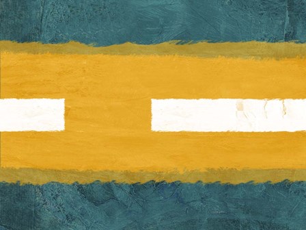 Green and Yellow Abstract Theme 1 by Naxart art print