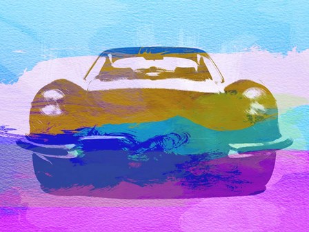 Jaguar E Type Front by Naxart art print