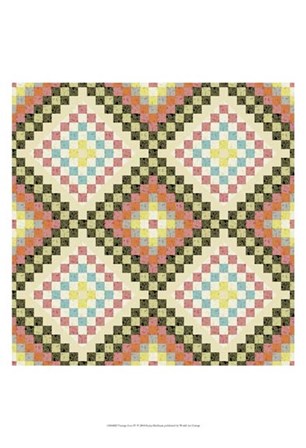 Vintage Geo IV by Katia Hoffman art print