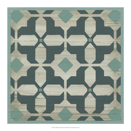Verdigris Garden Tile II by June Erica Vess art print