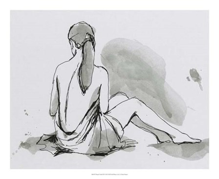 Draped Nude III by Ethan Harper art print