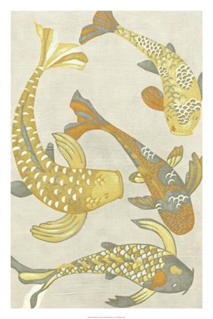 Golden Koi I by Chariklia Zarris art print