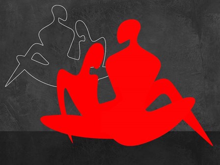 Red Couple 3 by Felix Podgurski art print