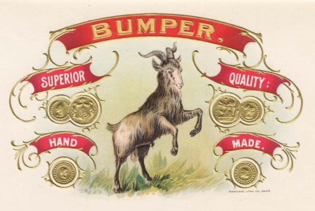 Bumper by Art of the Cigar art print