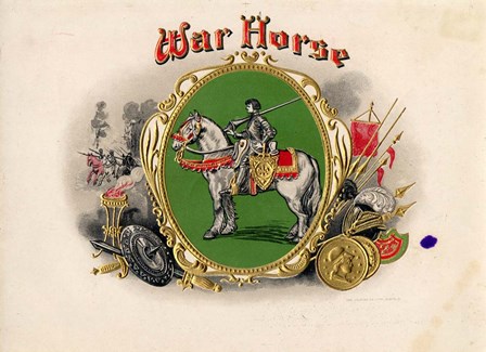 War Horse by Art of the Cigar art print