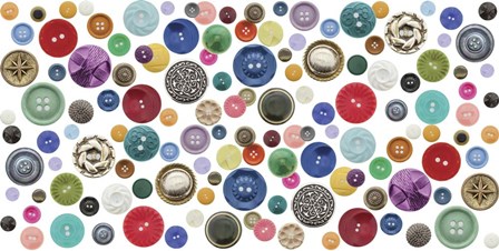 Buttons by RetroPlanet art print