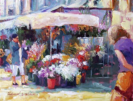 Flowers by Richard Wallich art print