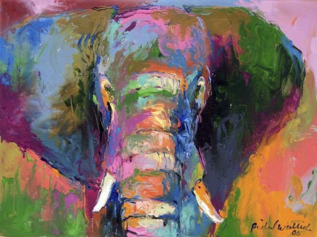 Elephant 2 by Richard Wallich art print