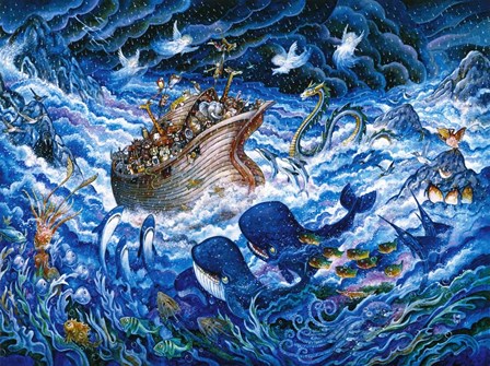 Noah&#39;s Voyage by Bill Bell art print