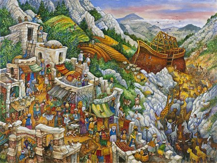 Loading the Ark by Bill Bell art print