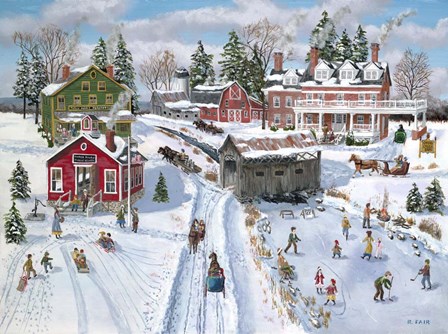 School&#39;s Out by Bob Fair art print