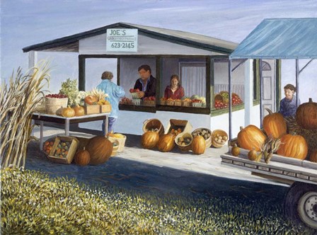 Joe's Vegetable Stand by Kevin Dodds art print