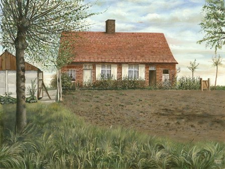 Perneel Homestead by Kevin Dodds art print