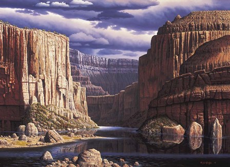 Return To Earth by R.W. Hedge art print