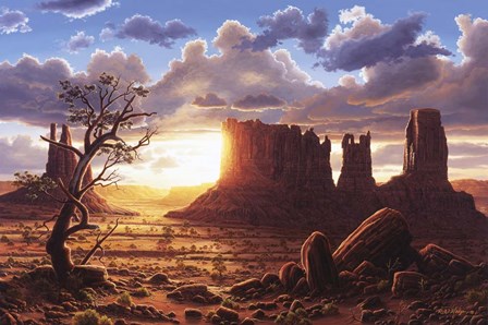 A World Of Heaven by R.W. Hedge art print