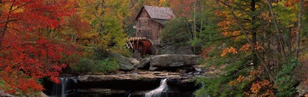 Glade Creek Grist Mill, West Virginia by Panoramic Images art print