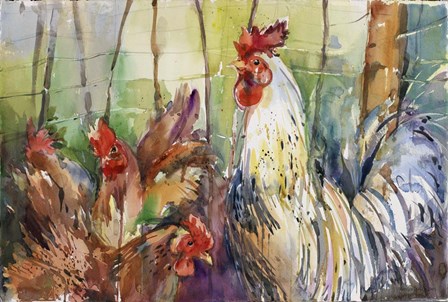 Head Of The Roost by Annelein Beukenkamp art print