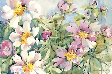 Palette Of Peonies by Annelein Beukenkamp art print