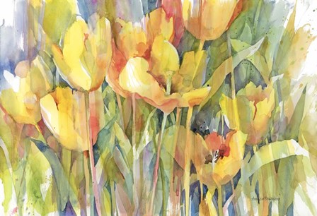 Golden Group by Annelein Beukenkamp art print
