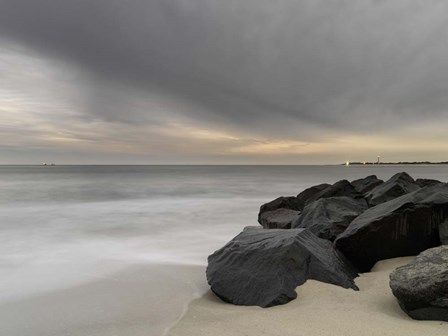 Two Ships and the Approaching Winter Storm by Geoffrey Ansel Agrons art print