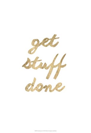 Golden Quote VII by Anna Hambly art print