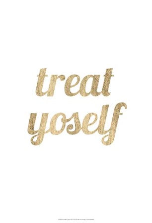 Golden Quote IX by Anna Hambly art print